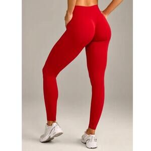 Oner Active Women's Fiery Red EffortlessLift Seamless Leggings Size S